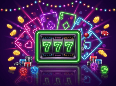 Interfaz de casino online con juegos premium